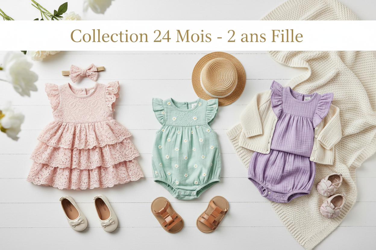 Vêtements bébé fille 2 ans d'occasion