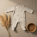 Pyjama blanc moutons all-over – fond bohème
