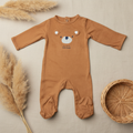 Pyjama caramel ours "My Cute Friend" – fond bohème