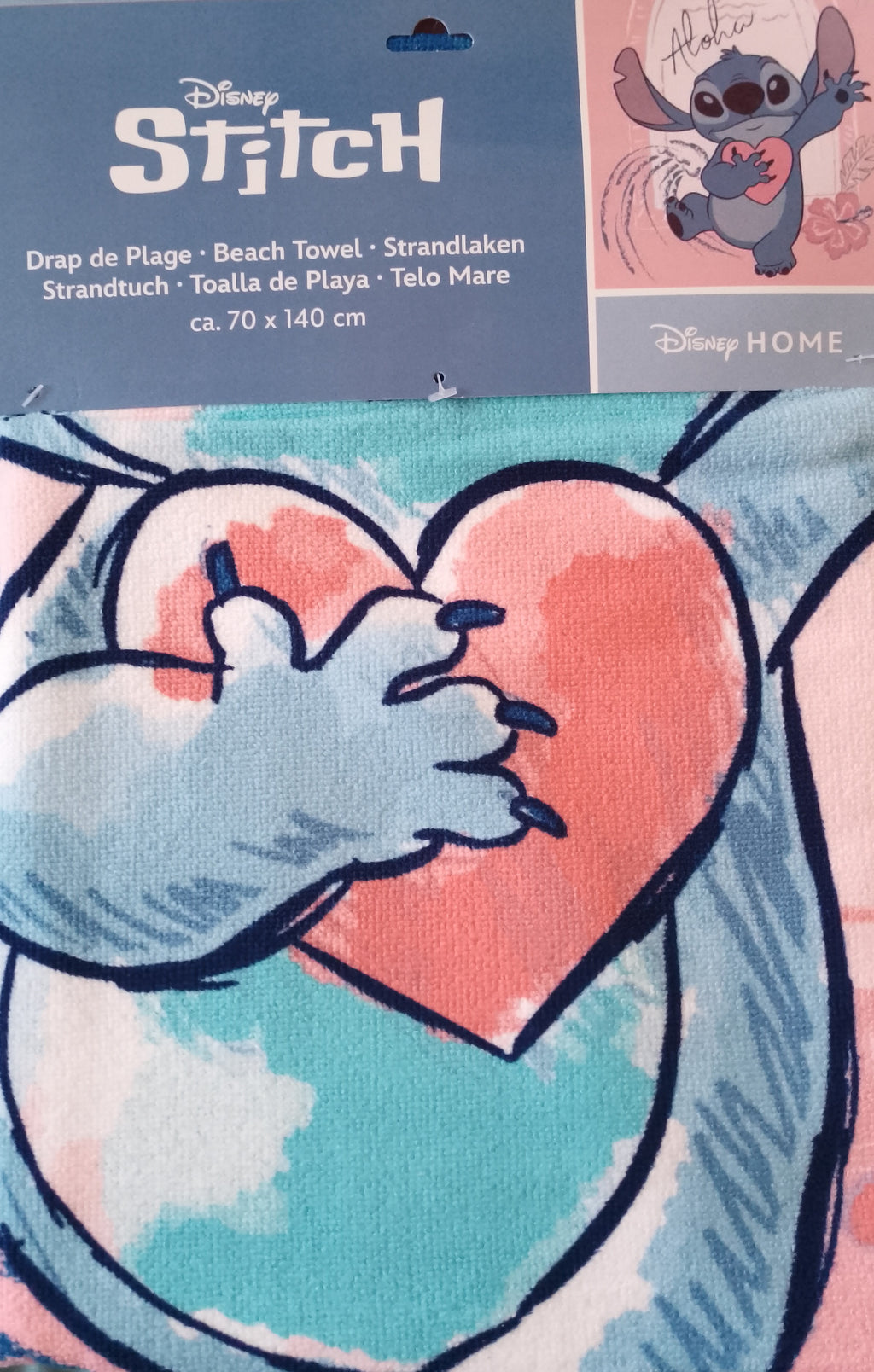 Toalla de playa/toalla de baño Stitch Disney