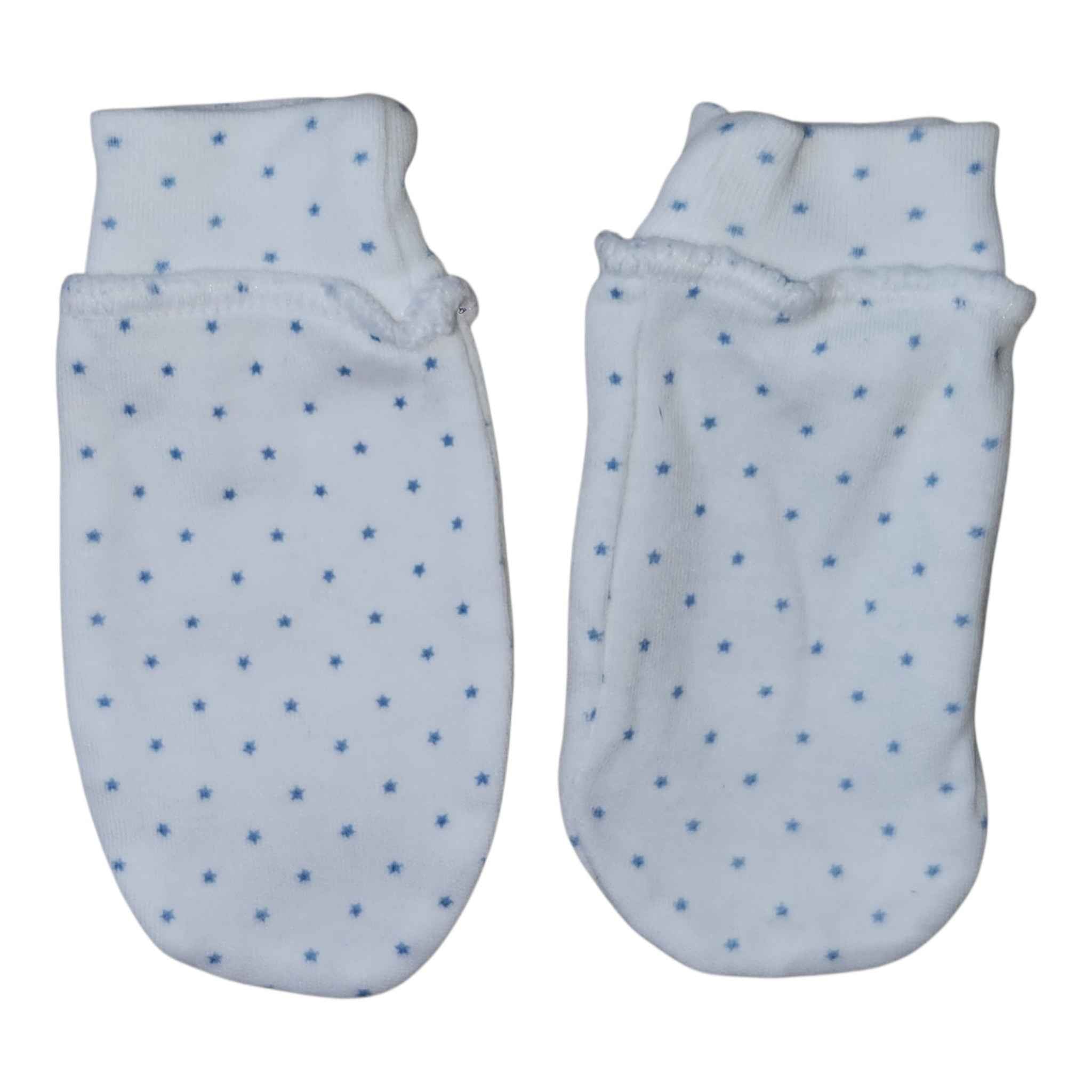 Lot bonnet + moufles bébé