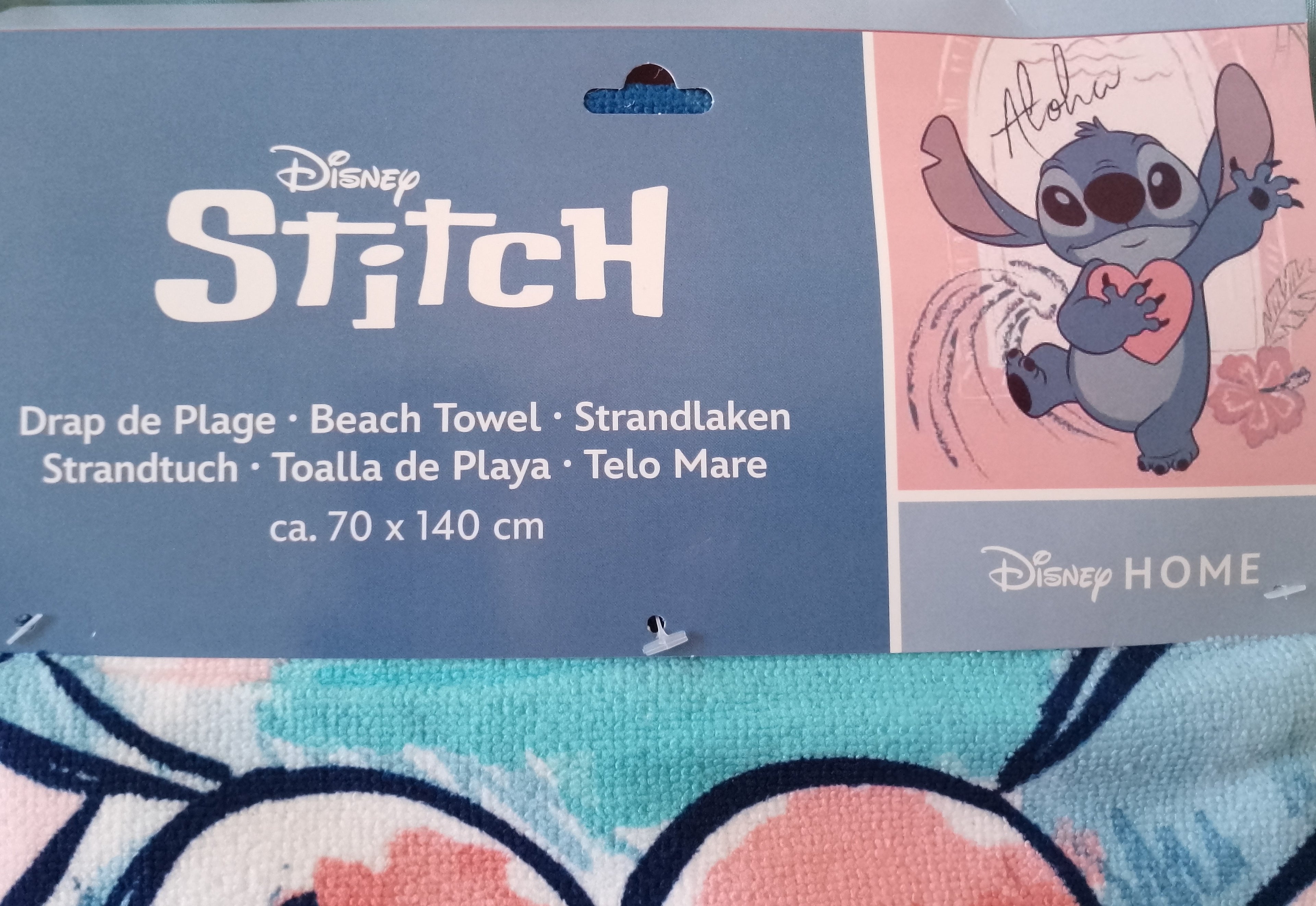Serviette de bain - drap de plage Stitch Disney