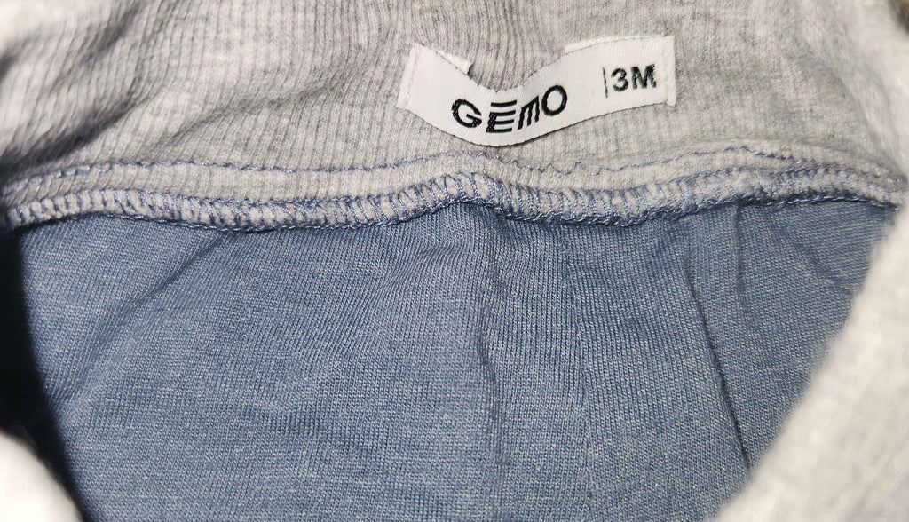 Pantalon cargo gris Gémo