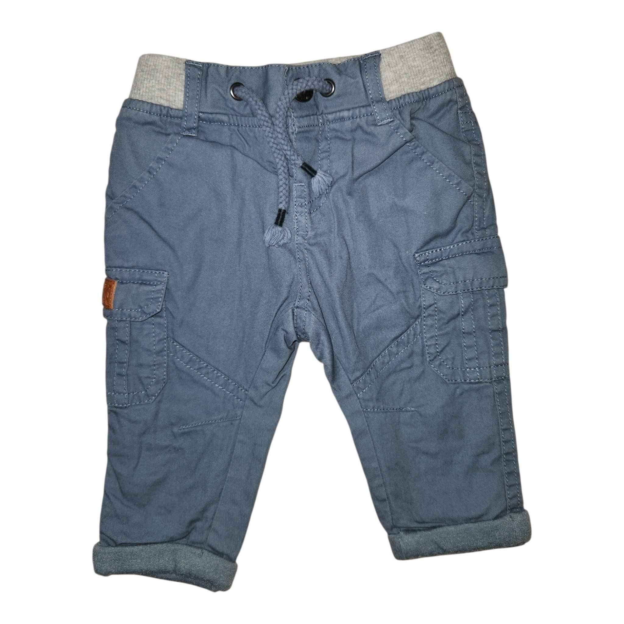 Pantalon cargo gris Gémo