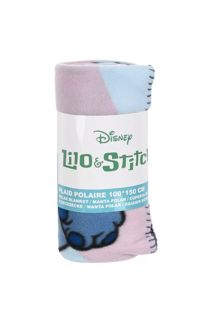 Couverture polaire Stitch et Scrump Disney