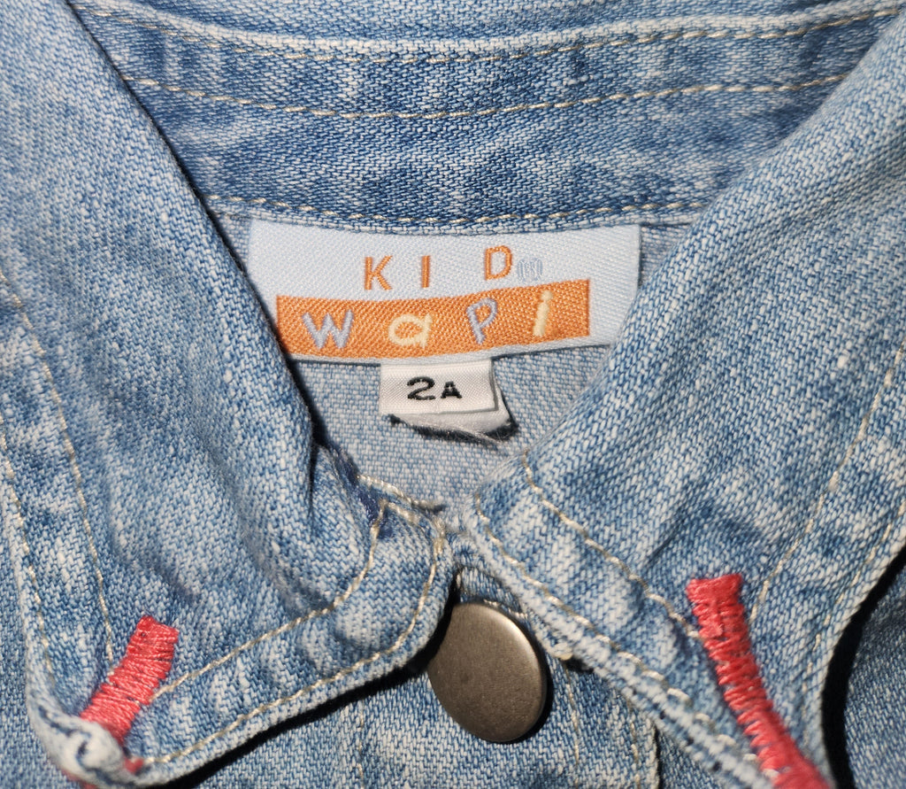 Veste en jean souple Kid Wapi