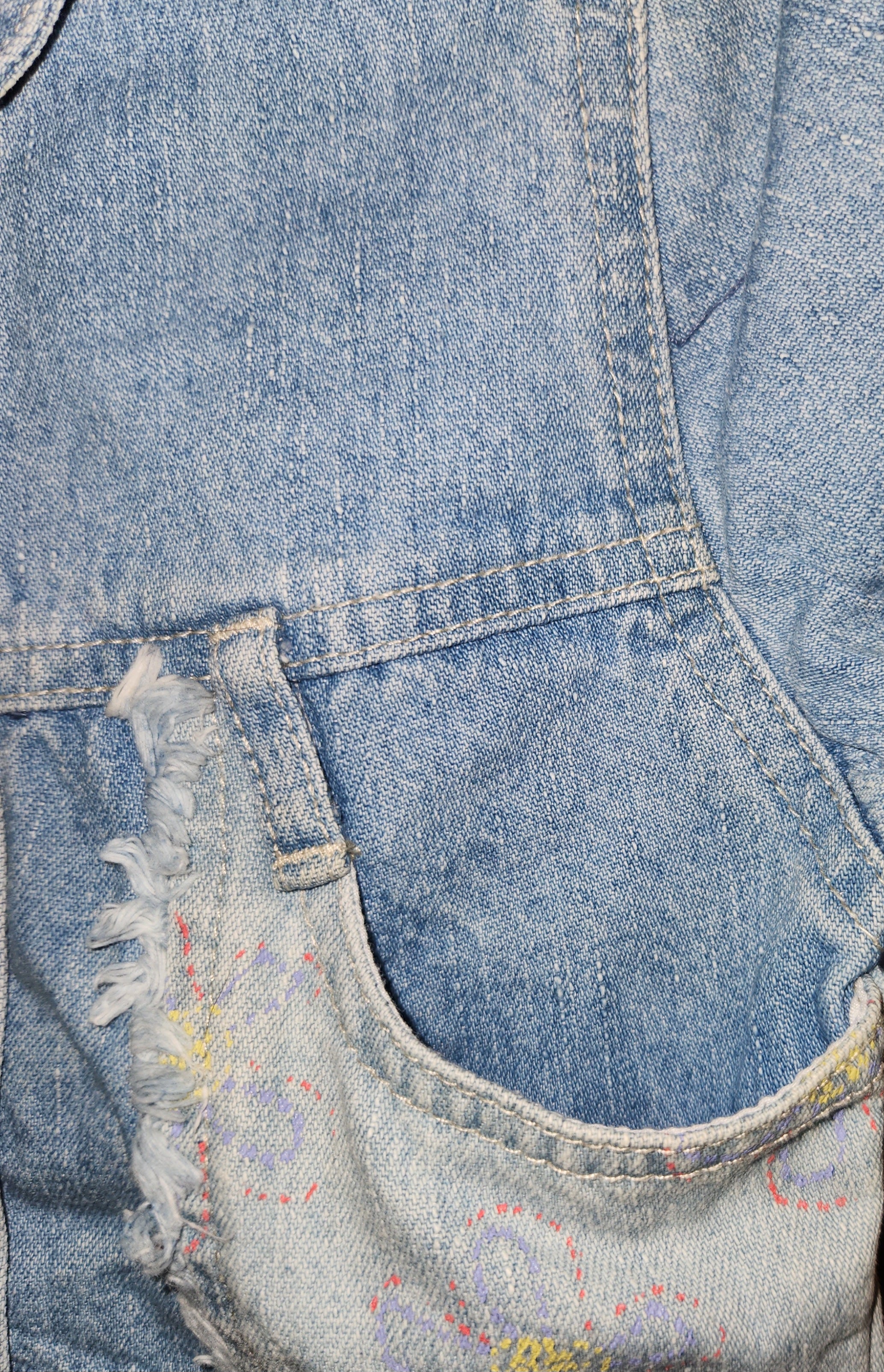 Veste en jean souple Kid Wapi