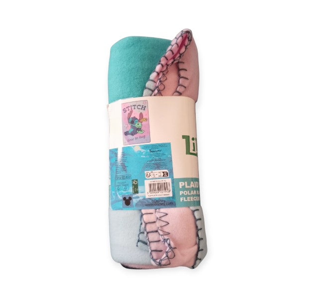 Couverture polaire Stitch et Scrump Disney