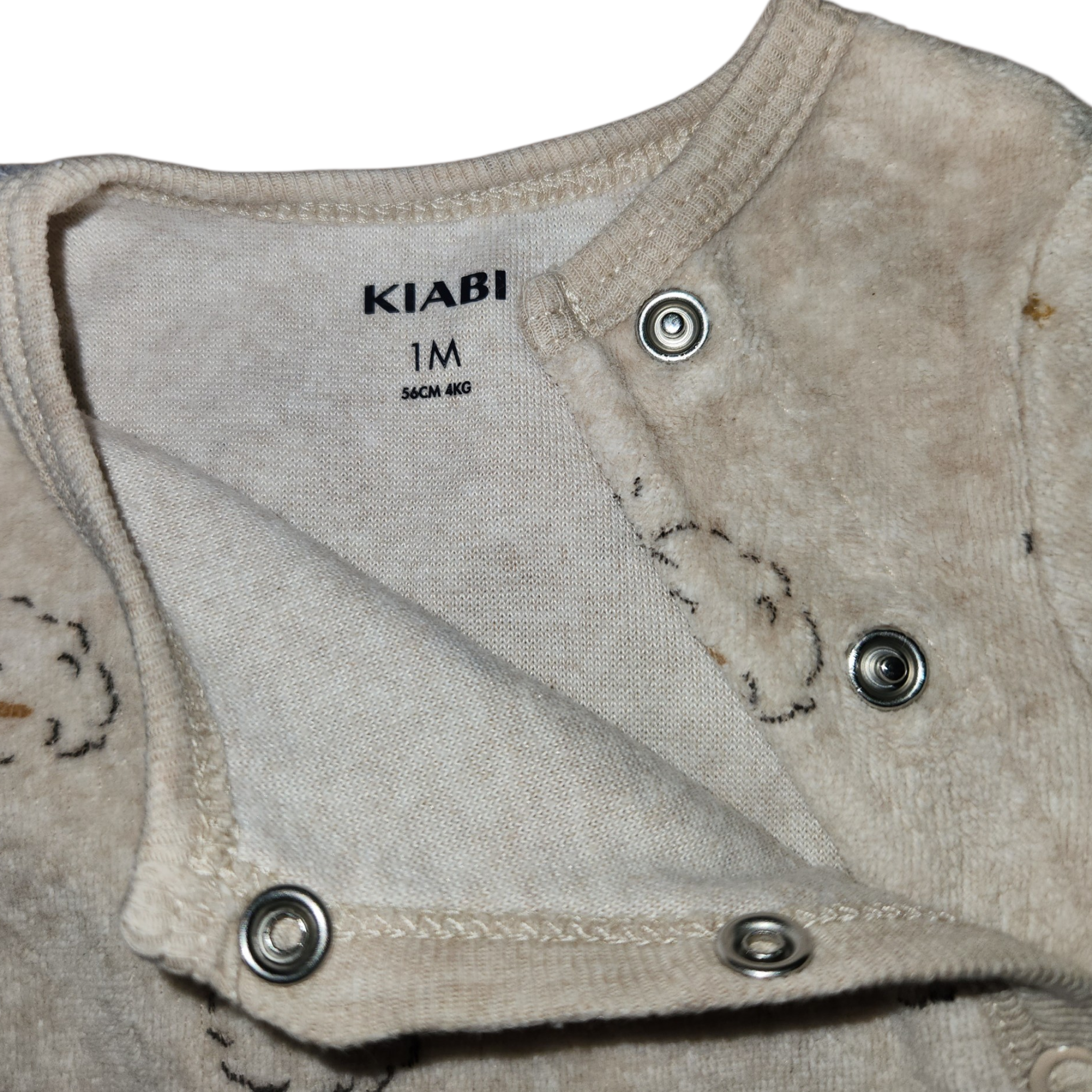 Pyjama velours Kiabi