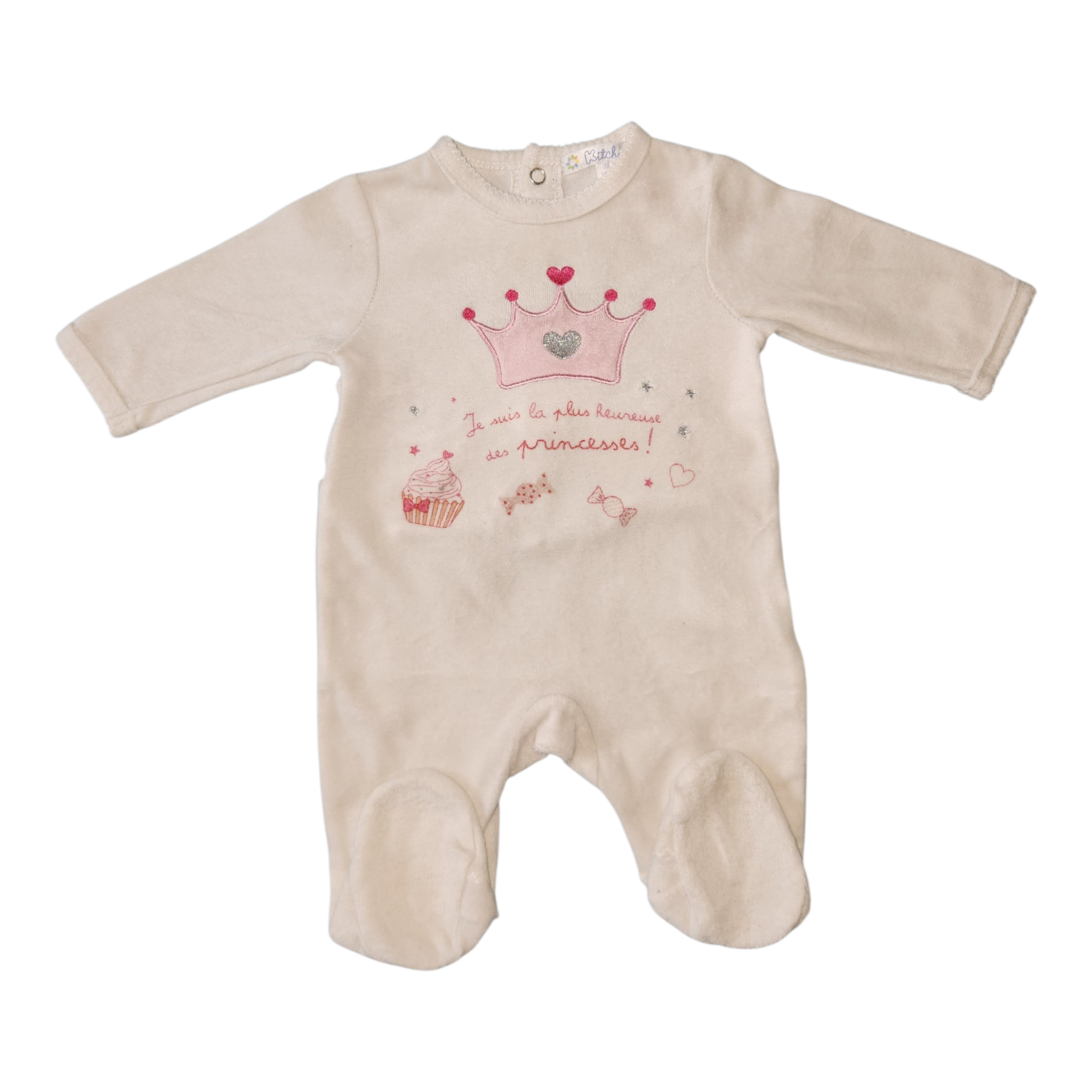 Pyjama une pièce velours Kitchoun