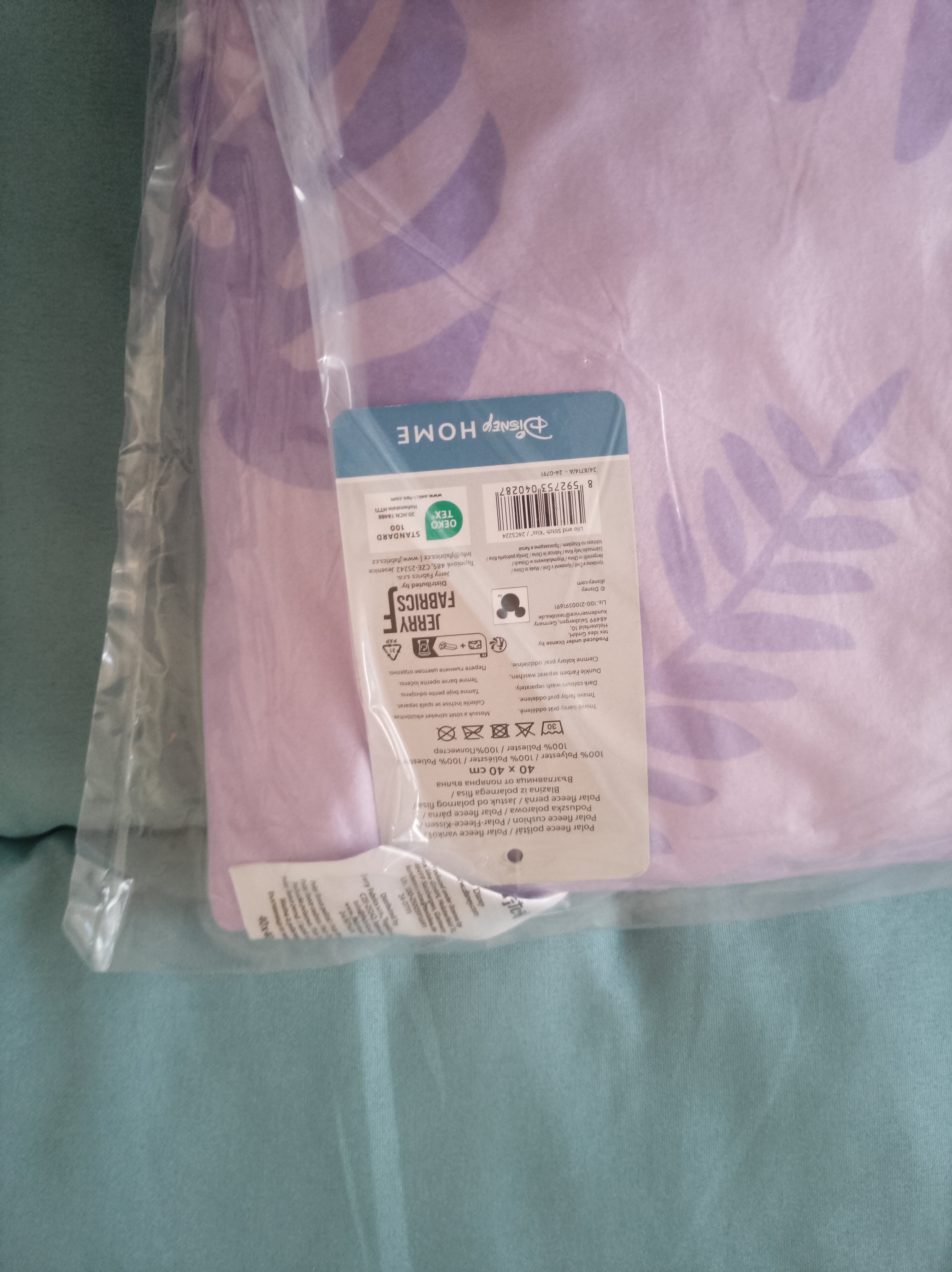 Coussin décoratif Angel et Stitch Disney