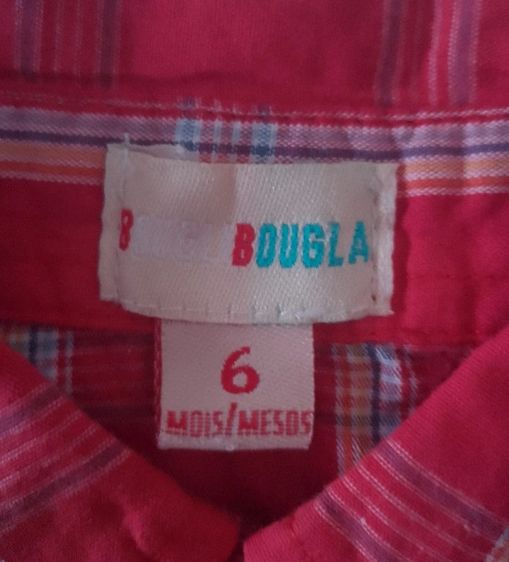 Chemise manches longues rayée Bougli Bougla