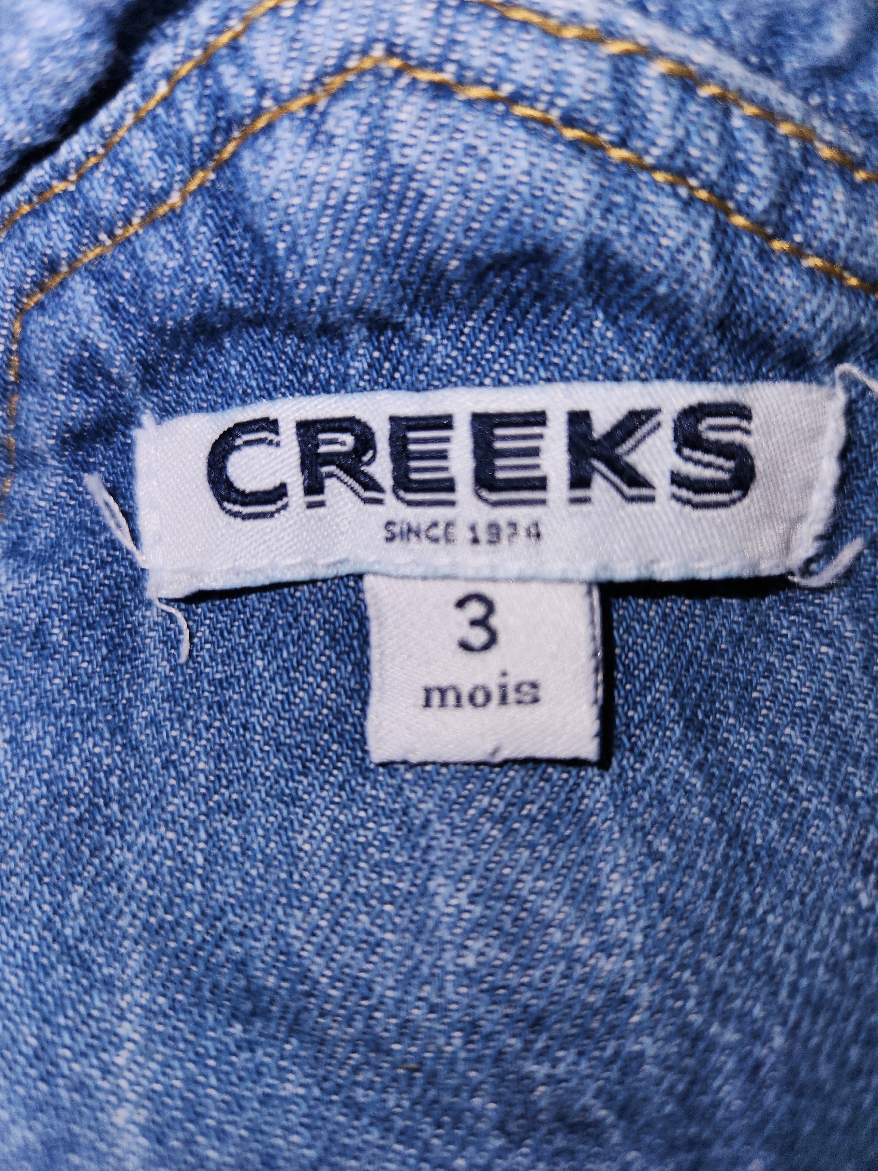 Salopette en jean Creeks