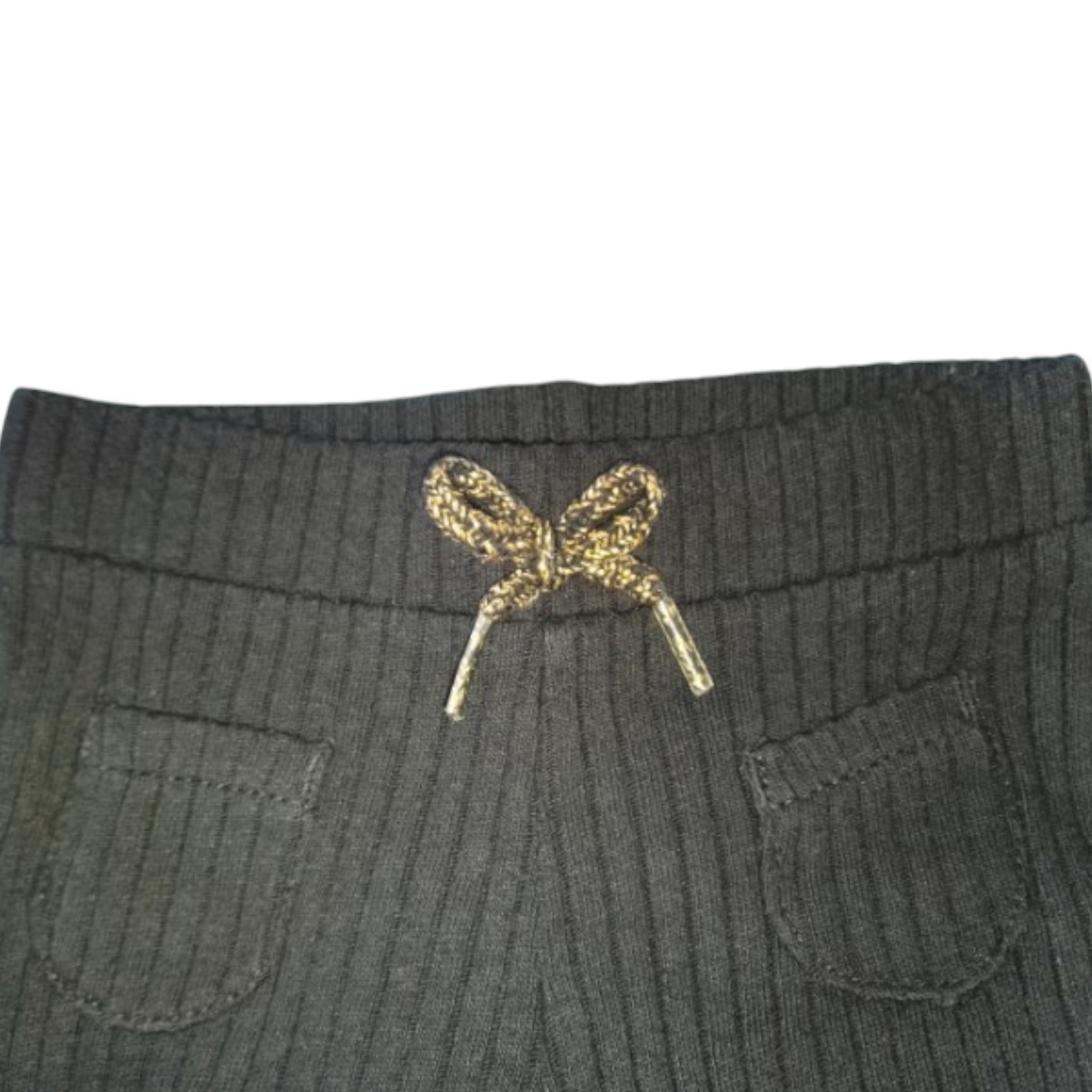 Legging côtelé noir Kiabi