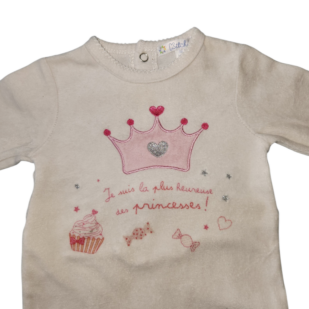Pyjama une pièce velours Kitchoun
