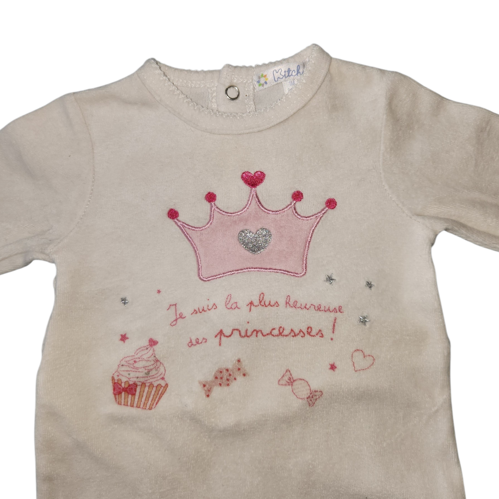 Pyjama une pièce velours Kitchoun
