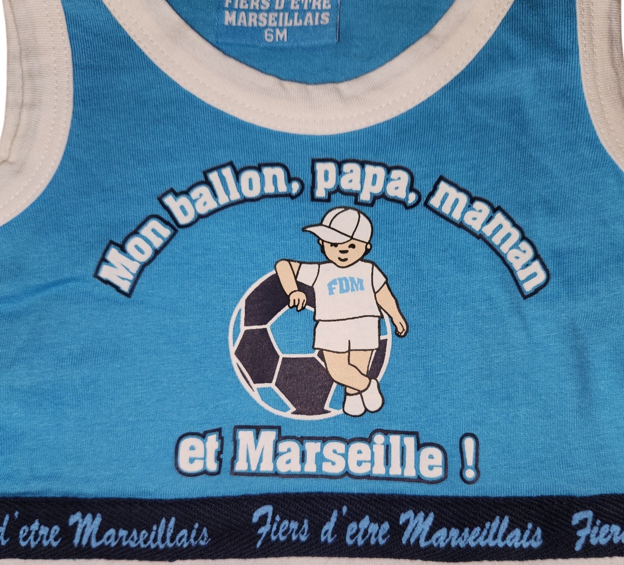 Combishort Fiers d'être Marseillais