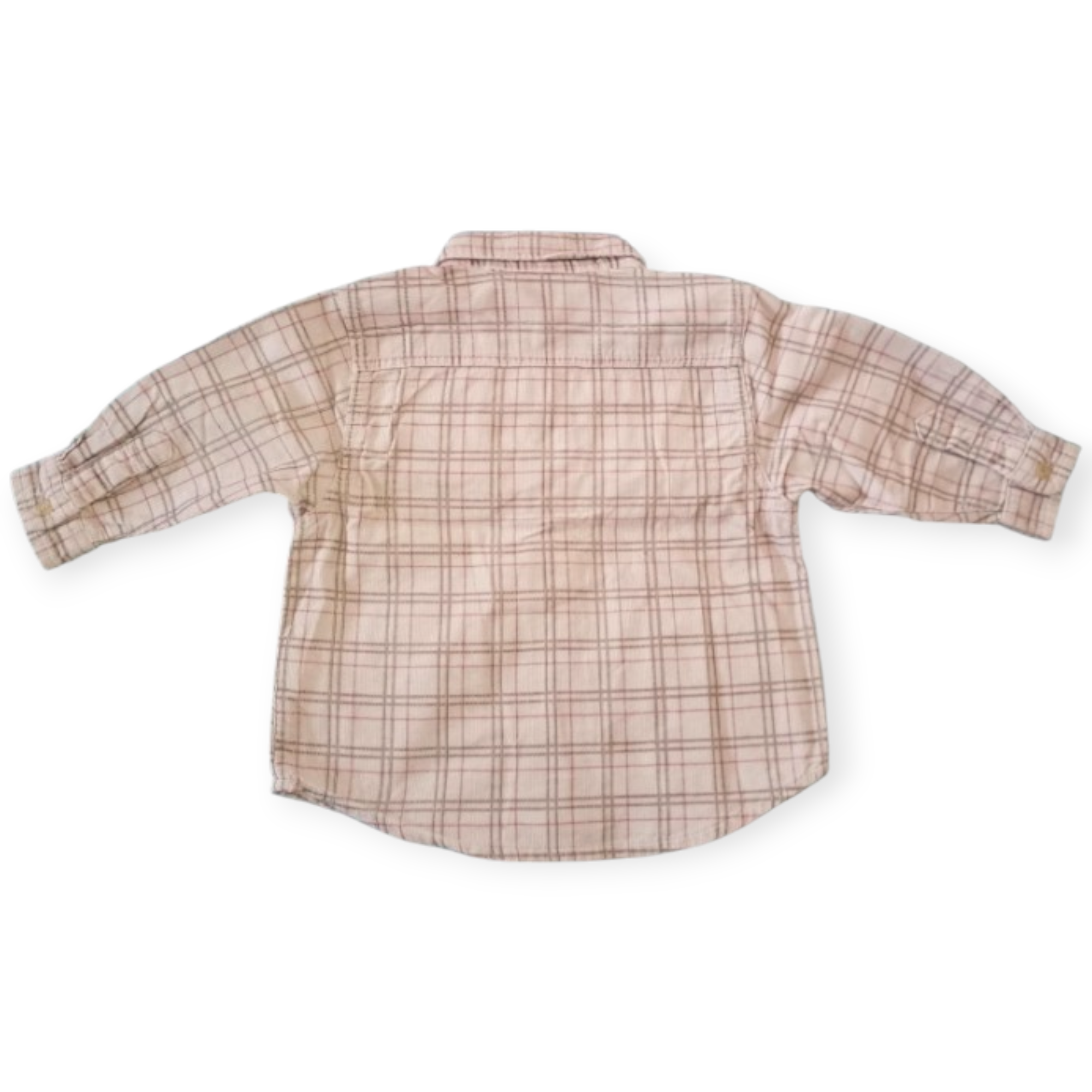 Chemise manches longues velours côtelé Kiabi